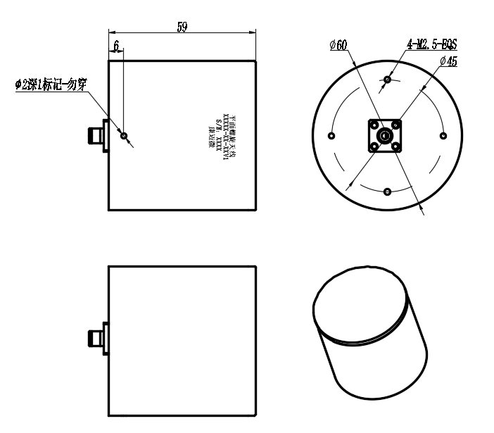 右旋平面螺旋天线缩略图